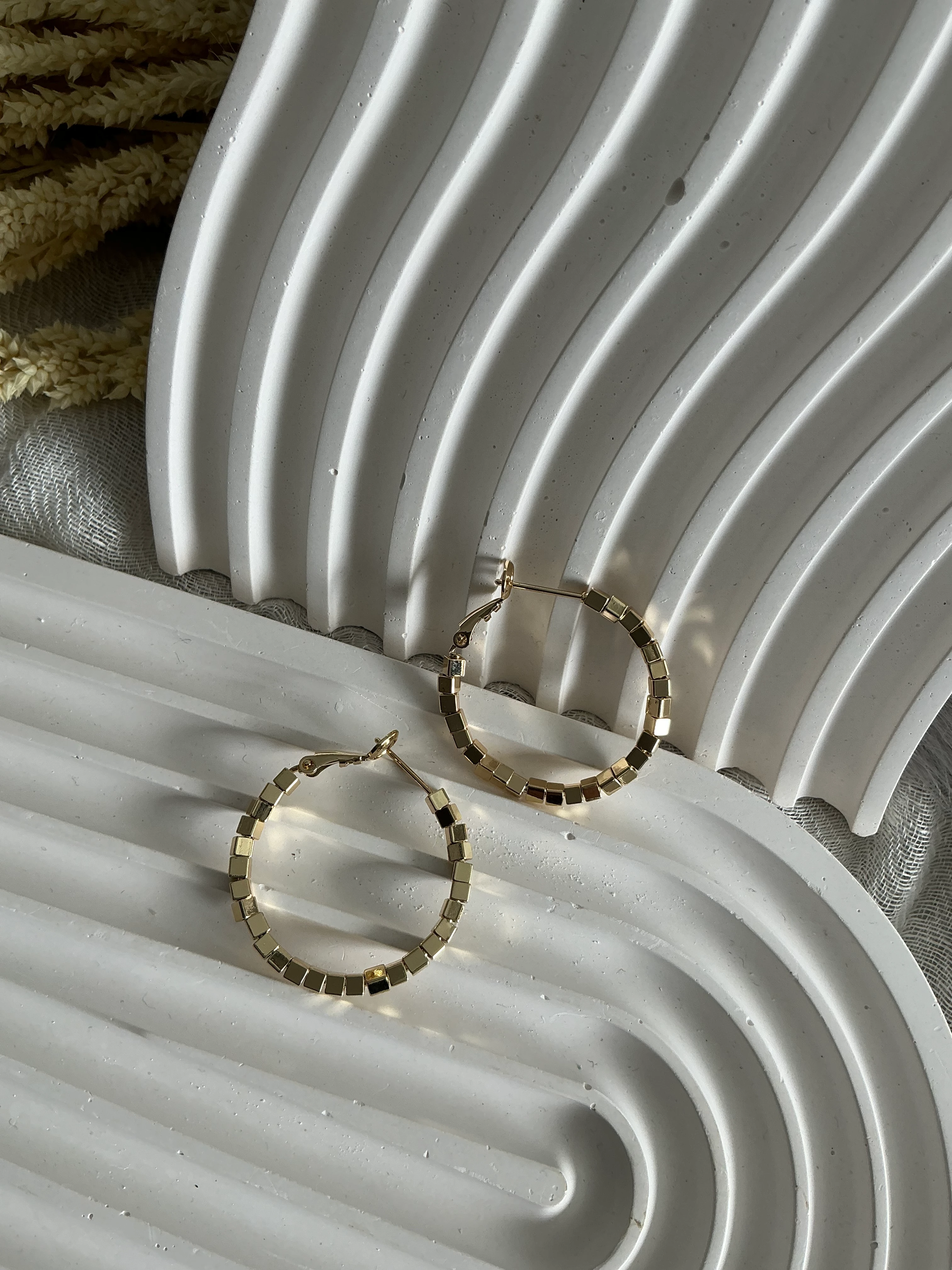 Gold Küp Dorika Halka Küpe