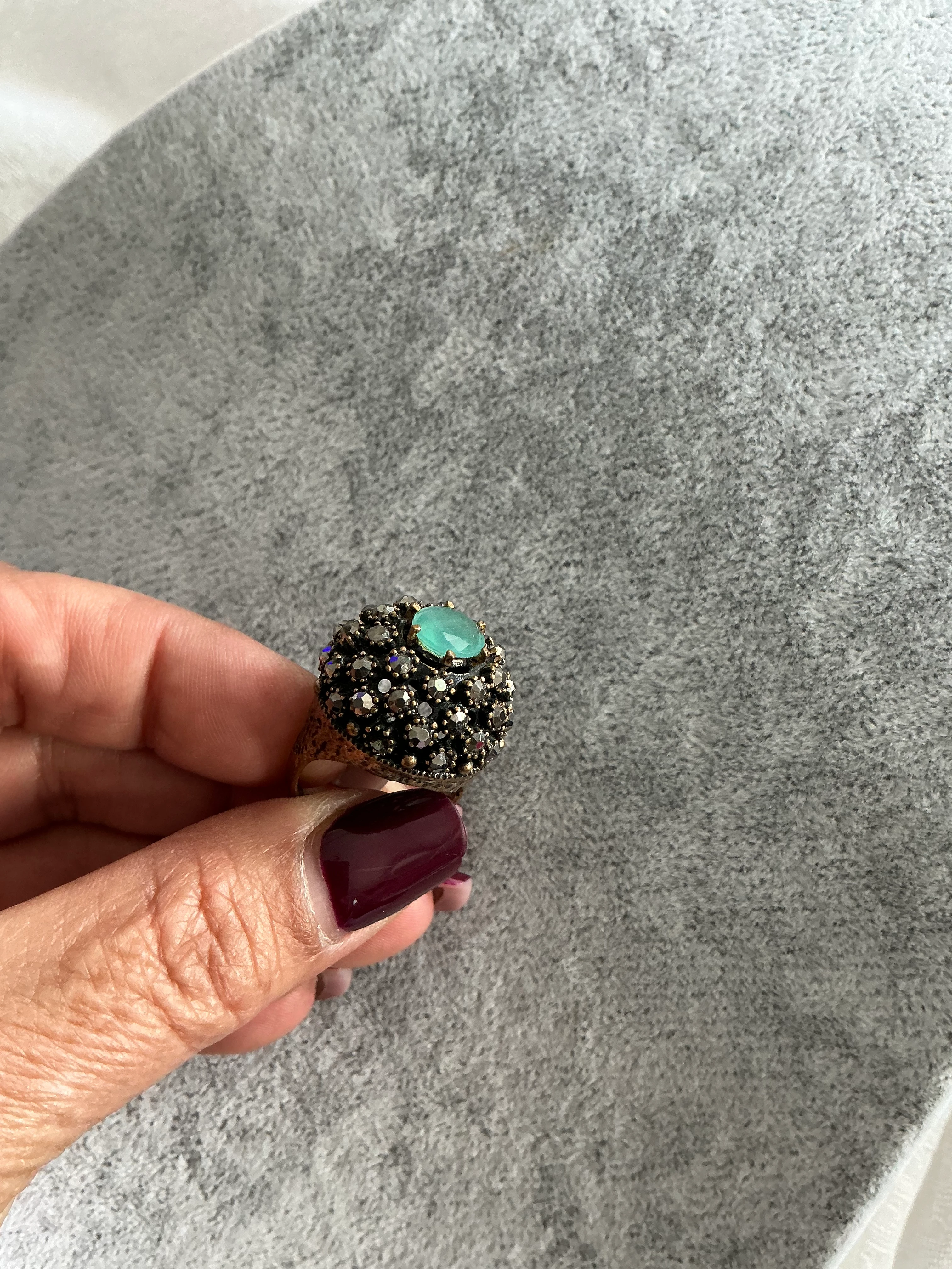 Firuze Taşlı Yüzük