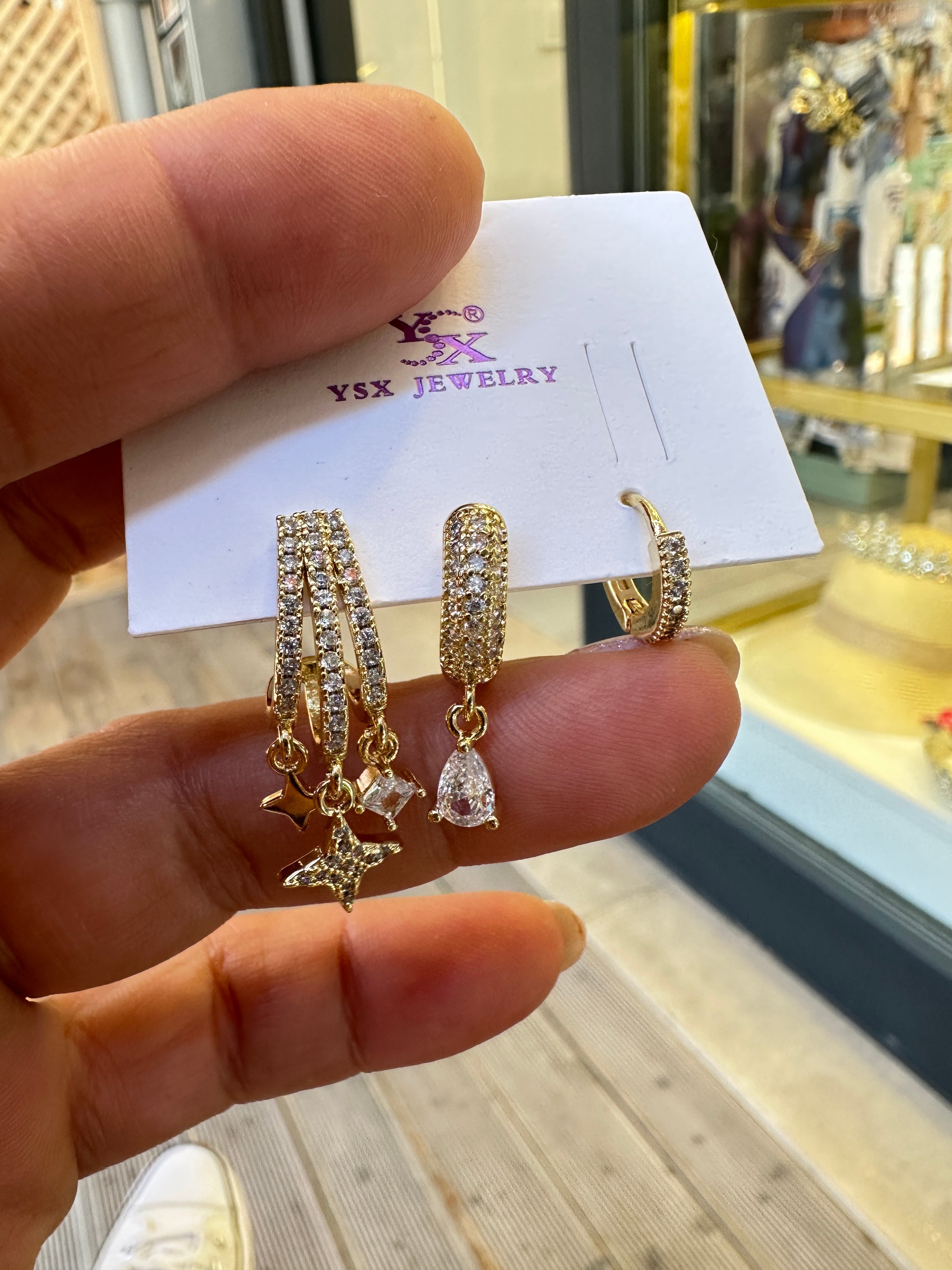 Özel Seri Yıldız Çoklu Set Küpe