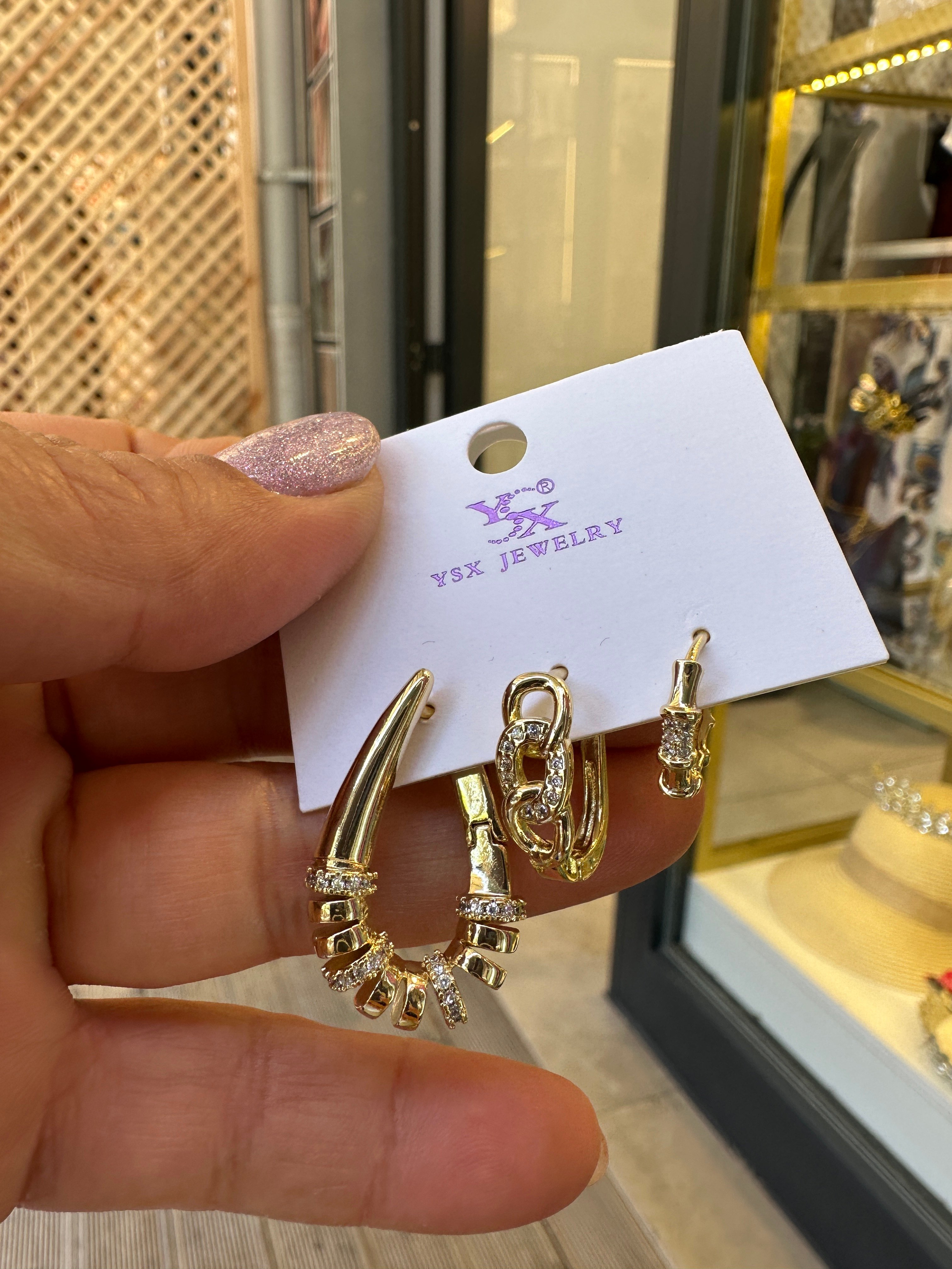 Özel Seri Onl Gold Küpe