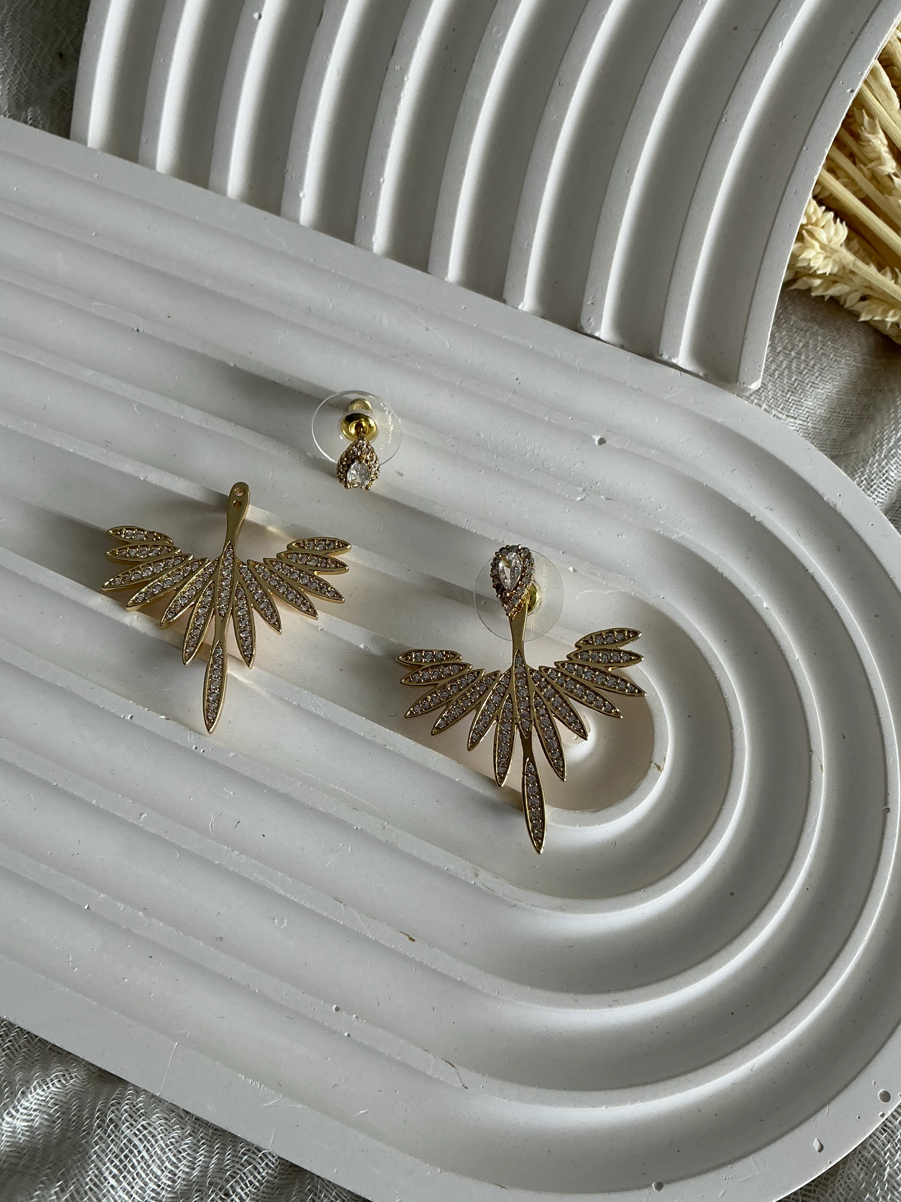 Damla Melek Gold Küpe