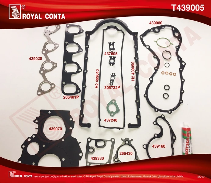 Motor Takım Conta Skc.keçe Ve S.lasti̇ği̇ Yoktur Skcsi̇z Connect 1.8 Tdci 02>14 Focus I 98>04 1.8td