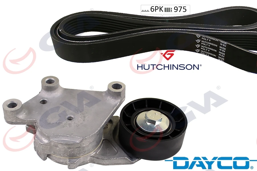 Alternatör Gergi̇ Ki̇ti̇ P206-P307-P1007-C3-C4-Fiesta-Focusii-Cmax-Fusion 1.4-1.6 Tdi̇-Hdi̇ Ac