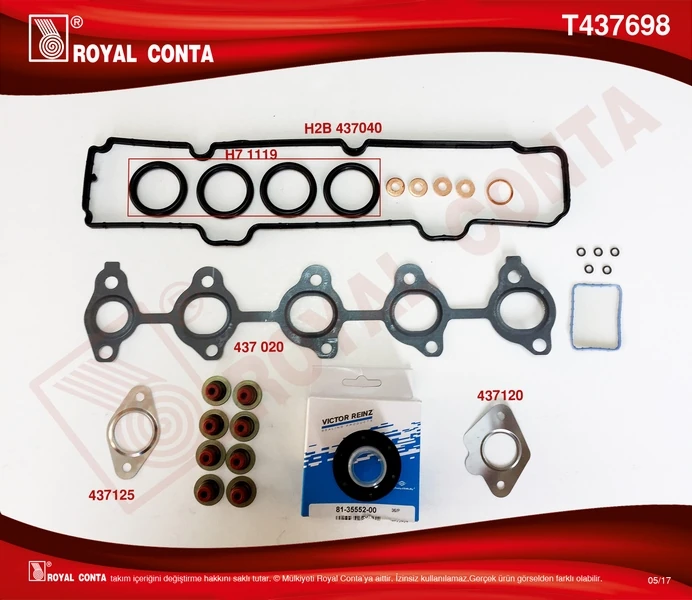 Motor Üst Takım Conta Reinz Keçeli̇ S.lasti̇kli̇ Skcsi̇z Fiesta 02>08 Fusion 02>08 1.4 Tdci 206-307 C3c2-C3i-C3ii-C3iii-Xsaraii-Nemo-206-207-307-Bipper Dv4 1.4hdi Mazda 2 1.4 Cd 03>07