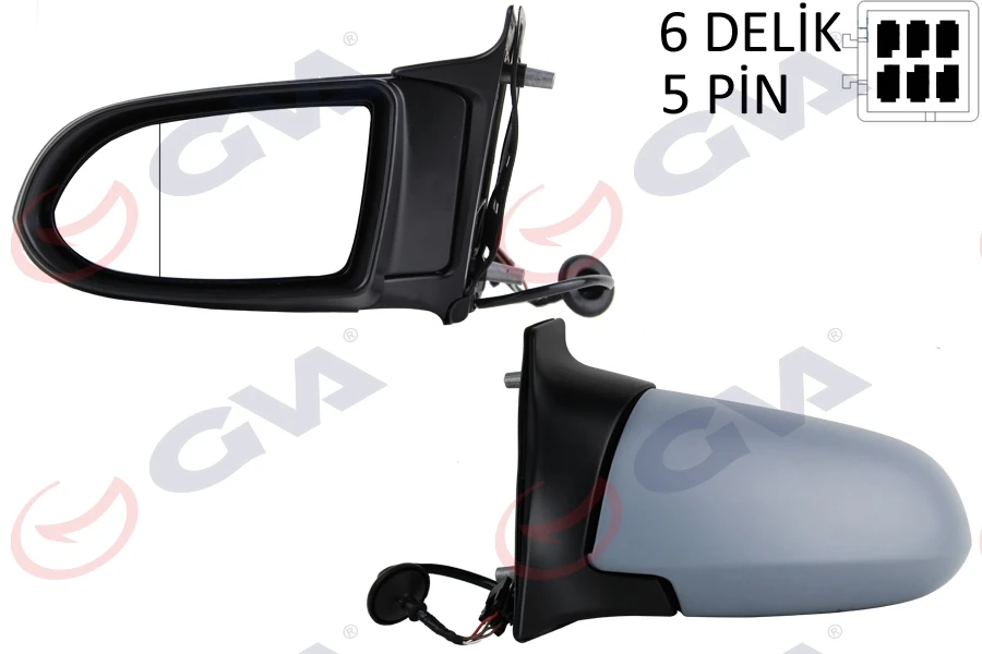 Dış Di̇ki̇z Aynası Sol Zafira A 99 Elektri̇kli̇ Isitmali Astarli Asferi̇k 5 Fi̇ş Vm-169ehpl 6207077