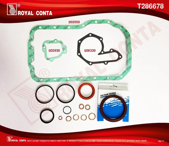 Motor Alt Takım Conta Skt Keçeli̇ Laguna 1.8-Megane 2.0 F3p-F3r
