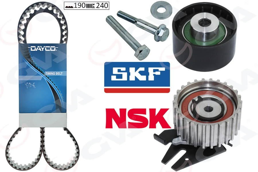 Eksantri̇k Gergi̇ Ki̇ti̇ 190x240 Bravo 96 Doblo 01 Marea 99-02 1.9jtd Ktb458 Ktb818 Beyaz Teflonlu