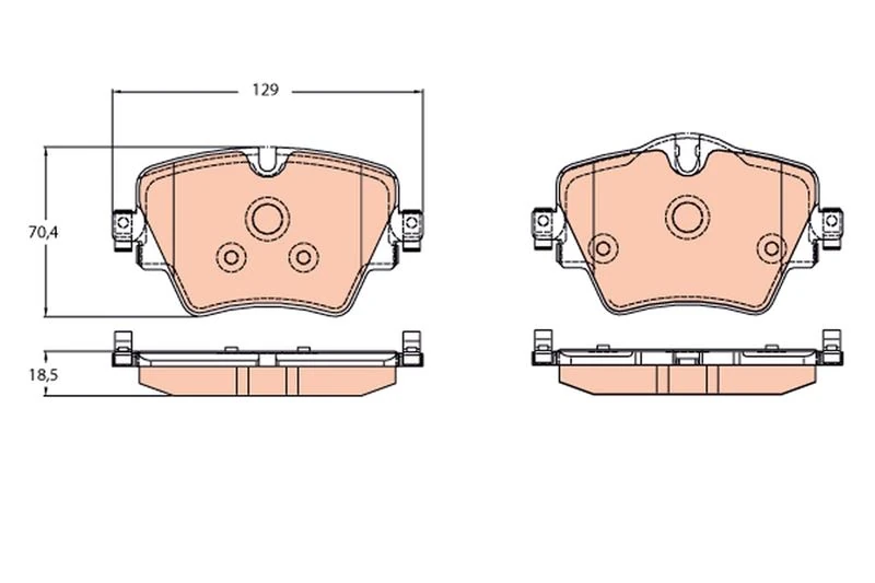 Fren Balatasi Ön BMW G42 G20 G21 G28 G22 G23 G26 F52 F45 F48 F39 . Mini F54 F60