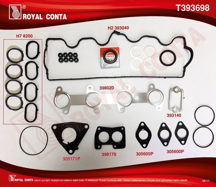 ROYAL Takım Conta FIAT