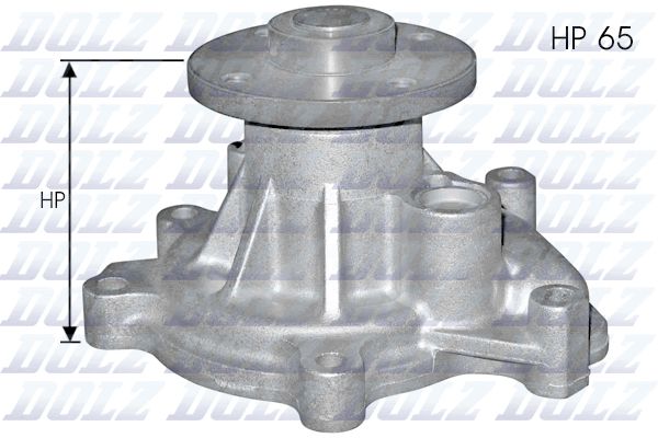 Devi̇rdai̇m Su Pompasi Toyota Yaris 1.0l 1sz-Fe Scp10 03-05 / 1.3l 2sz-Fe Scp12 Scp90 03-09 4 Deli̇k Flanş