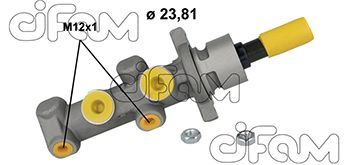 Fren Ana Merkezi̇ P307 1.6hdi̇-1.6 16v-2.0 16v 00 C4 1.6hdi̇-1.6 16v-2.0 16v 04 23.81mm