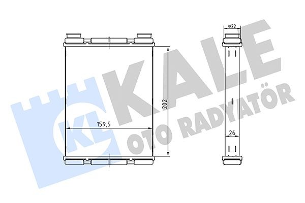 Kalori̇fer Radyatörü Nissan Juke 1.5l K9k F15 10-1.6l Hr16de F15 10-1.2l Hra2ddt Dig-T F15 14-1 .6l Mr16ddt Dig-T F15 10-- Alemi̇nyum