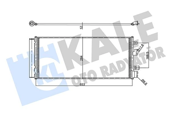 Kli̇ma Radyatörü Kondensatörü Opel Corsa E 14 19 1.0 Xfl-Xft 1.3 Cdti B13dtc-Dte-Dtn-Dtr 1.4 B14xej-Xel Al/al