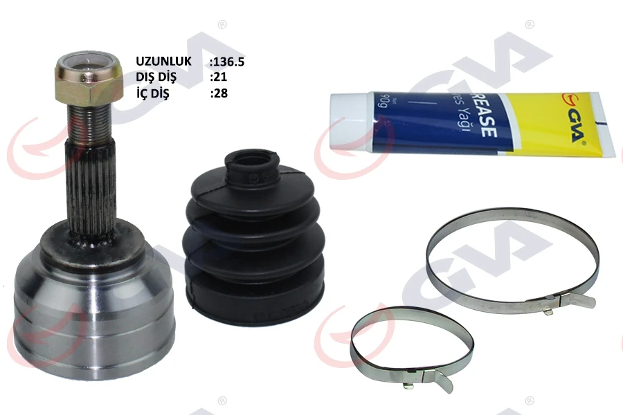 Aks Kafasi Dış Ön Dacia Logan 06> Sandero 08> 1.4-1.6 21x28x49 137.5mm