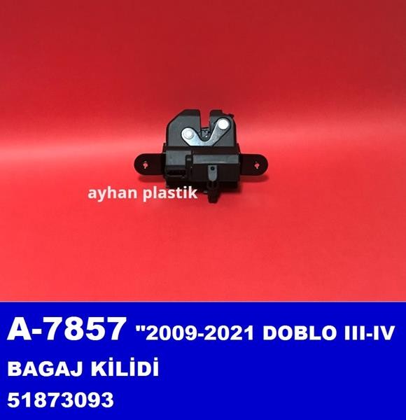 Bagaj Ki̇li̇di̇ Doblo III-IV 2009-2021