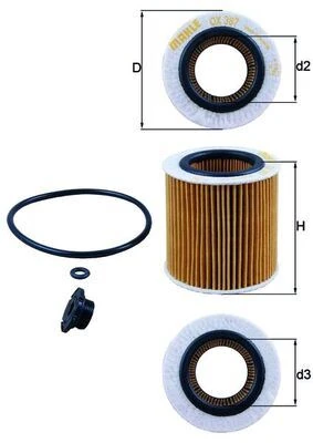 Yağ Filtresi BMW N20 F10 F20 F30 F22 F32 F34 F36 E84 E89
