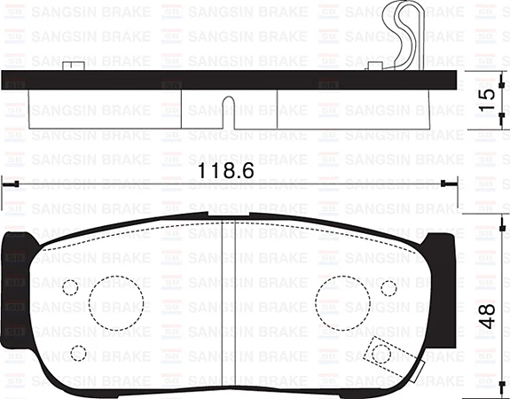 Arka Fren Balata Hyundai Santafe 2.0l Crdi 06-> 2.2l D4eb 06-09
