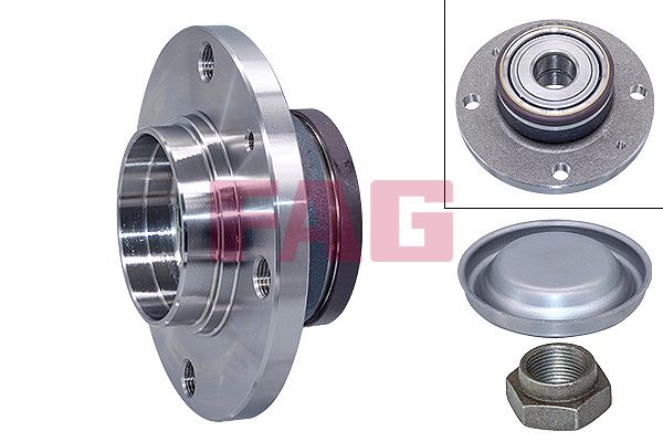 Arka Teker Poryası Komple ABS Li̇ Peugeot P206-P206 CC-P206 SW-P1007 02> Citroen C2-C3 02> 4 Bi̇jon