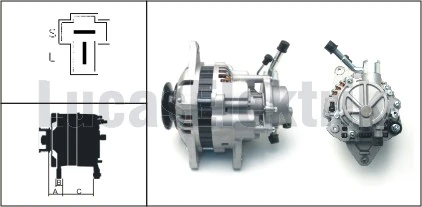 Alternator 12v 75a V.p L300 2.5d