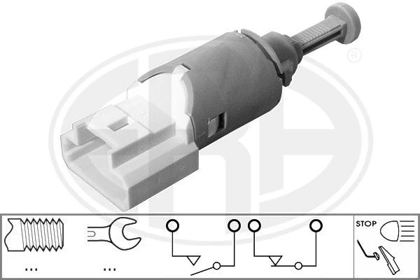 Fren Pedal Müşürü Renault Clio III 05>12 Clio IV 12> Captur I 12> Kangoo 05> Laguna II 01>07 Dacia L Ogan I-II 06>18 Sandero I-II 08>18 Duster I-II 10>21 Opel Vi̇varo B 06>14 4 Fi̇şli̇