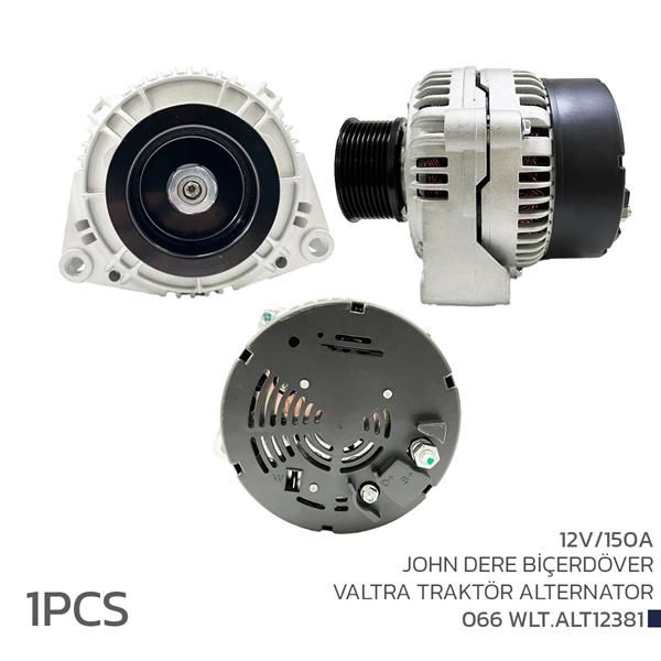 Alternatör Sarj Di̇namosu 12v 150a Jonh Dere Bi̇çerdöver Valtra Traktör
