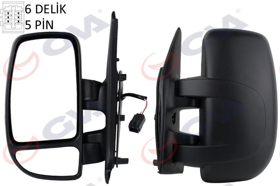 Dış Di̇ki̇z Aynası Sol Master II 01> Movano 04> Elektri̇kli̇ Isitmali Konveks 5 Fi̇ş Vm-969ehl 5 Fi̇ş Vm-969ehl
