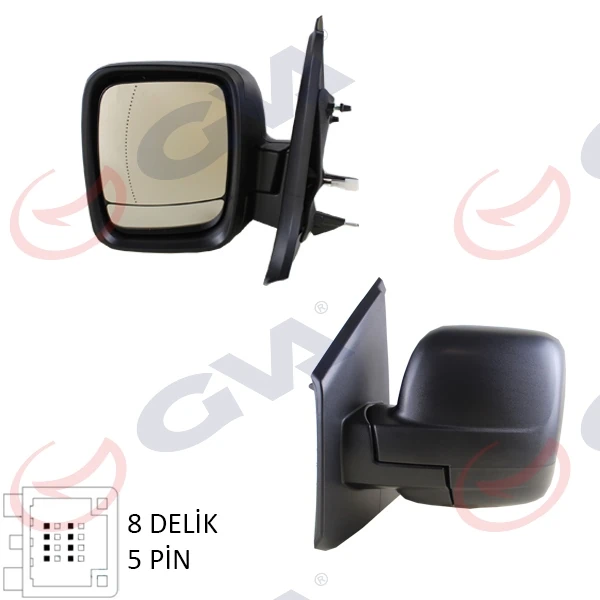 Dış Di̇ki̇z Aynası Sol Trafic III 15 Elektri̇kli̇ Isitmali Desenli̇ Asferi̇k 5 Fi̇ş Vm-976ehal 5 Fi̇ş Vm-976ehal