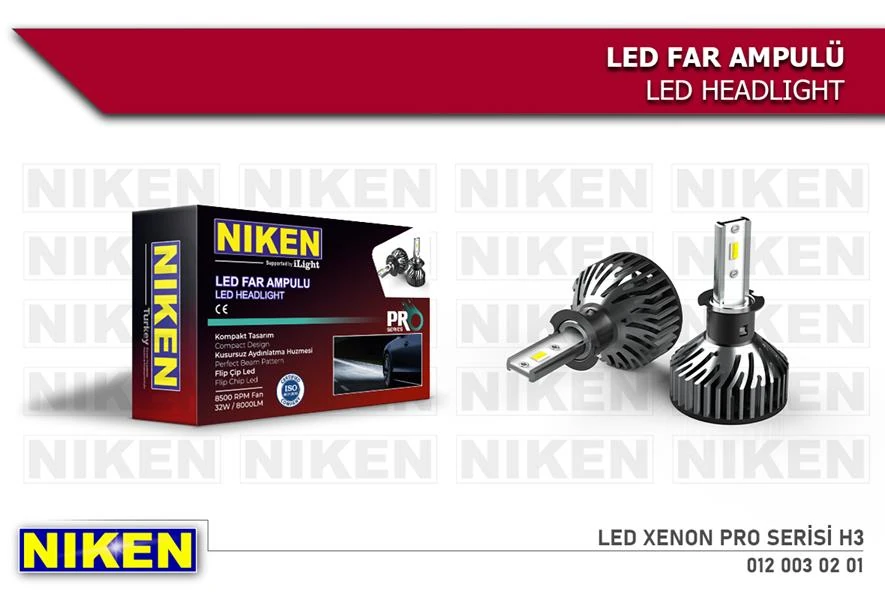 Ampül LED Xenon Pro Serisi H3