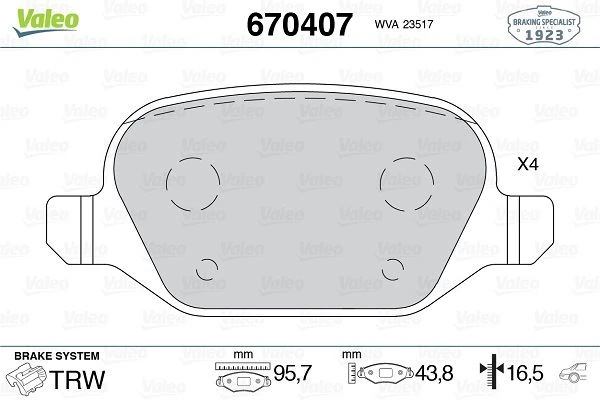 Arka Fren Balatasi Fiat Linea 09> Alfa 147 01>156 97>03 Gt 03>10