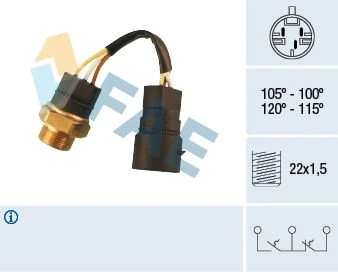 Fan Müşürü Hararet Fi̇şli̇ Corsa B-Combo B-Tigra 1.0-1.2-1.4-1.6