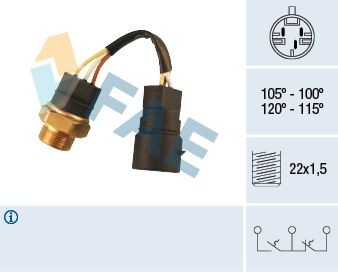 Fan Müşürü Hararet Fi̇şli̇ Corsa B-Combo B-Tigra 1.0-1.2-1.4-1.6