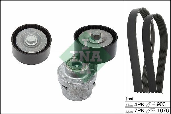 Alternatör Gergi̇ Ki̇ti̇ Fiat Ducato 01> 2.3 Jtd Ducato 06> 2.2d Mtj Ducato 11> 2.3d Mtj 4pk 903 7pk 1076