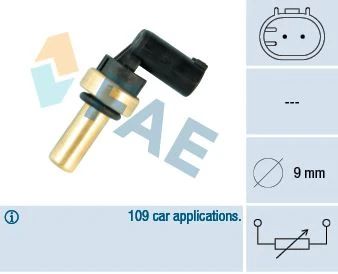 Sicaklik-Isi Müşürü Hararet Adam-Astra J-Corsa D-Insignia-Mer.b-Mokka 1.2-1.4-1.6-2.0dth-Net-Xer