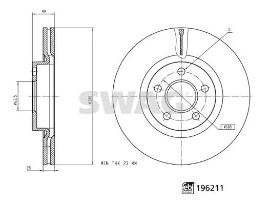 Fren Di̇ski̇ Ön Connect 18> Dış Çap: 300 Mm