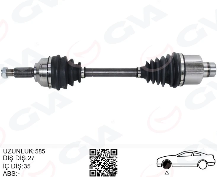 Ön Aks Komple Sağ Mondeo III 1.8-2.0 16v-2.0tdci 00>07