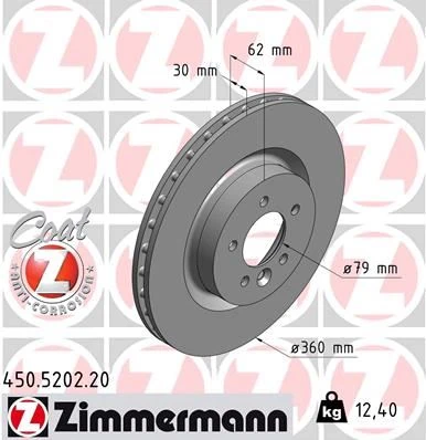 Fren Diski Ön Land Rover Discovery L319 L462 Range Rover L405 L320 L494