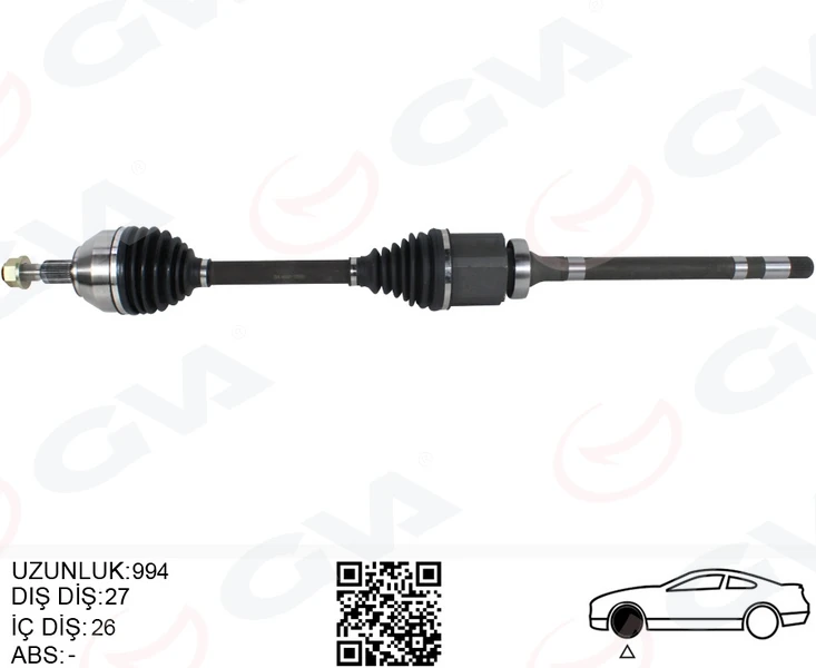 Ön Aks Komple Sağ Kuga I 08>13 2.0 Tdci