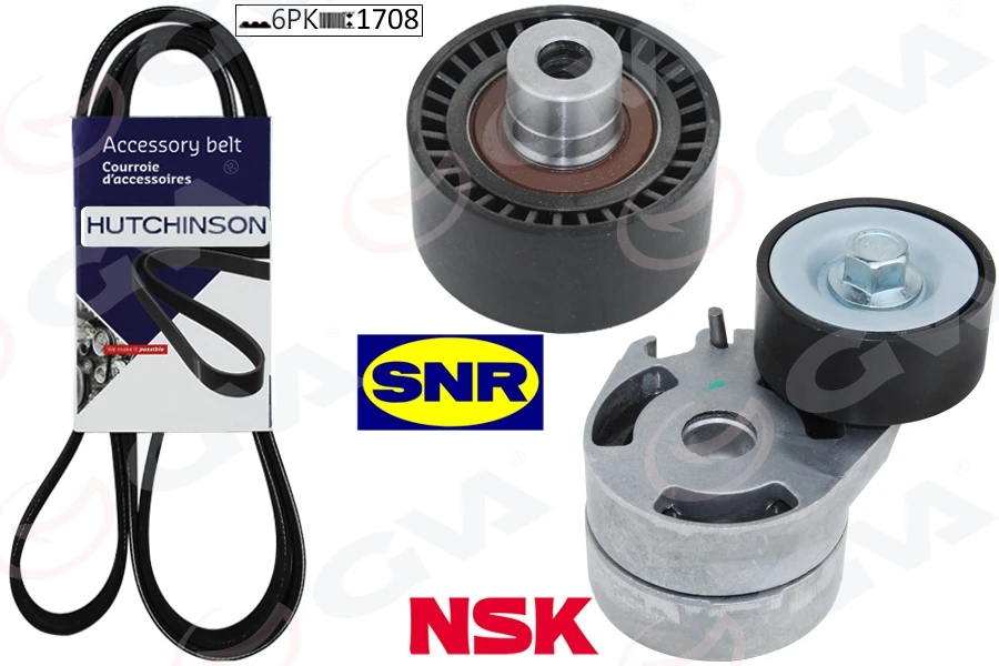 Alternatör Gergi̇ Ki̇ti̇ Kütüklü P206-Xsara 1.4hdi̇-P407-Berlingo-C5-1.6 Hdi̇ Kli̇mali K026pk1708