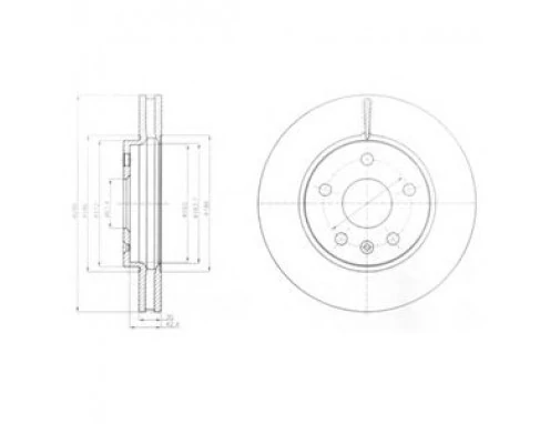 Ön Fren Aynası Insignia A 08> Saab 9-5 Ys3g 10> 16 Jant 296x30x5dlxhavali 13501307-569063