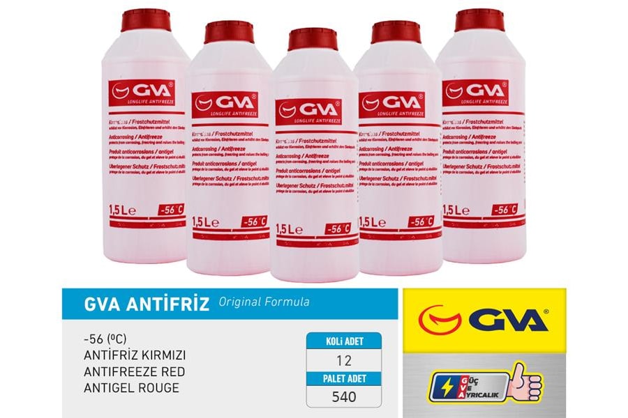 GVA Antifriz Kırmızı 1.5LT