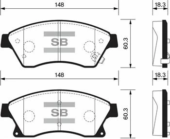 Ön Fren Balata Chevrolet Cruze 1.6l J300 09-/ Opel Astra J 09-276 Mm Fren Diski Için-15 Inc Jant