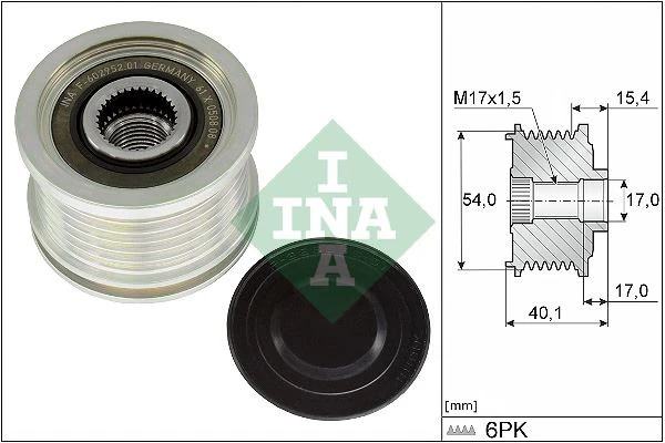Alternatör Kasnaği Astra L 21> Combo E 19> Grandland-Crossland 17> Zafira Life 19> Jumpy III-Jumper 15>-C3-C5-Berlingo 18> Partner 19> Expert 16> Boxer 15> 508 18> 3008-5008 16> 1.5-2.0-2.2 Bluehdi