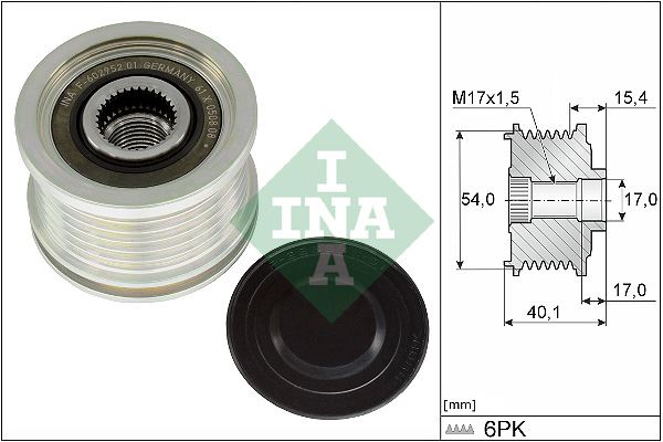Alternatör Kasnaği Astra L 21> Combo E 19> Grandland-Crossland 17> Zafira Life 19> Jumpy III-Jumper 15>-C3-C5-Berlingo 18> Partner 19> Expert 16> Boxer 15> 508 18> 3008-5008 16> 1.5-2.0-2.2 Bluehdi
