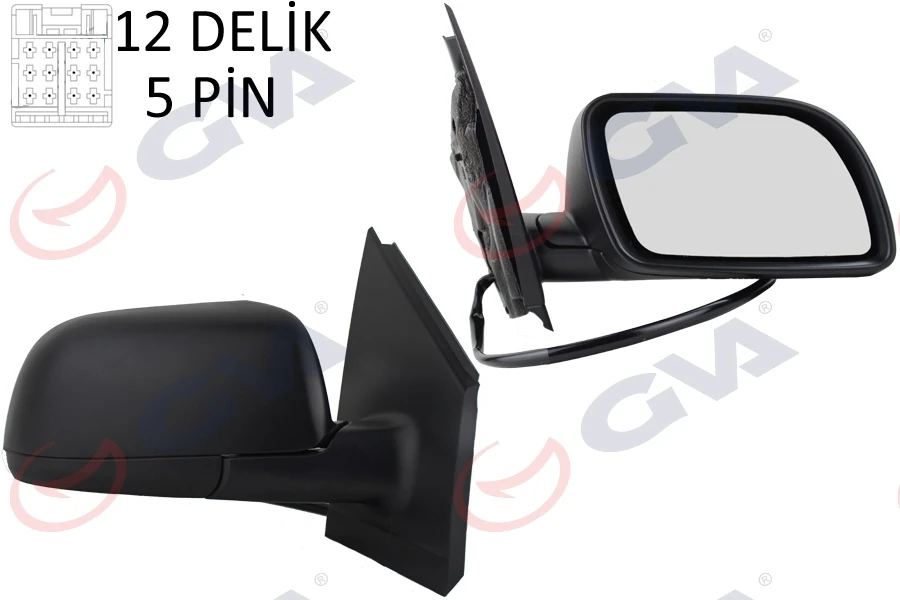 Dış Di̇ki̇z Aynası Sağ Polo 02> Elektri̇kli̇ Isitmali Asferi̇k 5 Fi̇ş Vm-194ehr