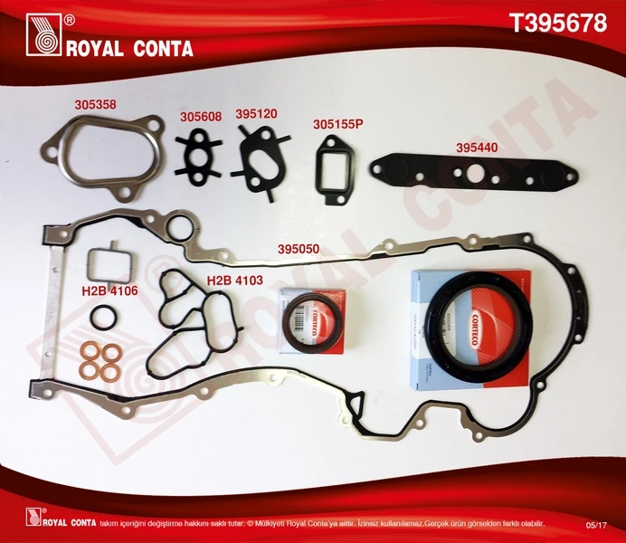 Alt Takım Conta Doblo-Albea-Palio-Punto-Linea-Fiorino 1.3 Jtd 188a9.000-223a9.000 Motor