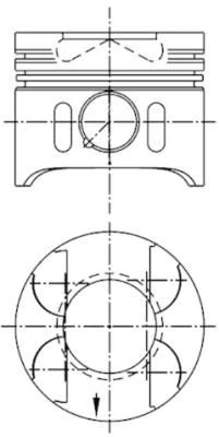Piston Segman 0.50 88.50mm Mercedes Om611 Om612 Om613 W203 W210 W163 W220 W638 B901 B905 Euro 3