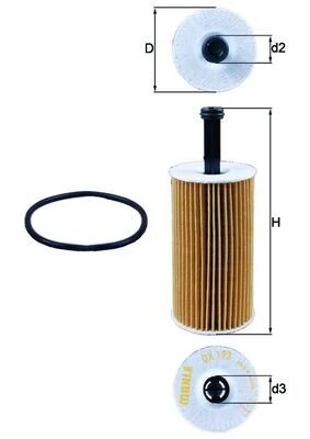 Yağ Fi̇ltresi̇ Partner-Berlingo 96-- P106 97-- P206 98-- P306 93-01-P307-C3 02-1.4-1.6 16v