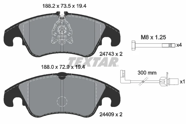 Ön Balata Fi̇şli̇ Audi A4-A5-A6-A7-Q5 2008 >