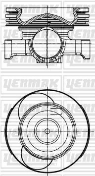 Motor Pi̇ston Segman Std 76.00mm Megane IV 16> Clio V 19> Captur II 20> Express 21> Duster II 17> Dokker 17> Qashqai II 18> Juke 14>19 Mercedes W177. W176. X118. X156 1.5dci K9k Euro 6