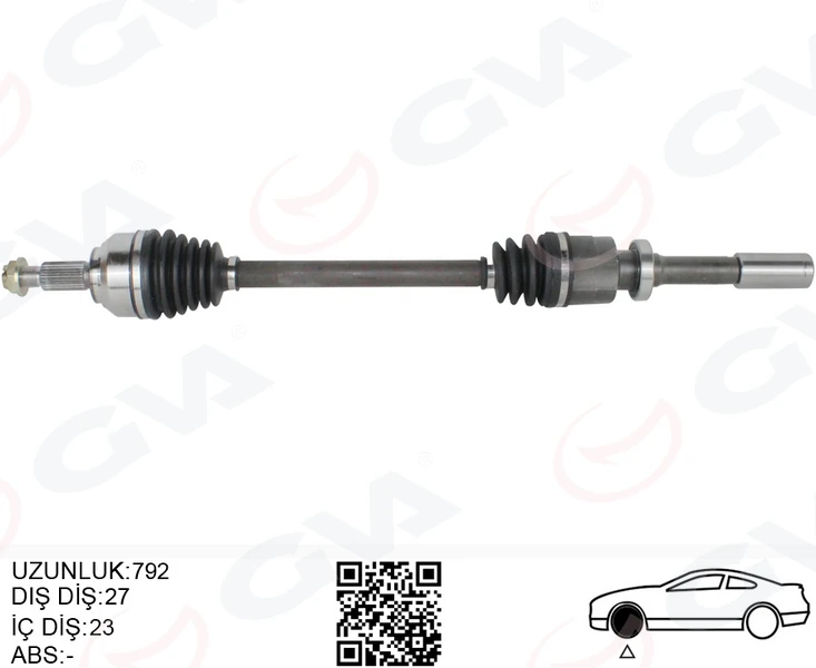 Komple Aks Sağ Ön Renault Laguna II Bg0/1 1.6i 16v M-T Jh3 01-07